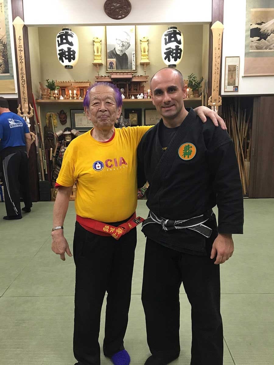 Soke Dr. Masaaki Hatsumi and Dai-Shihan Sasa Kesic