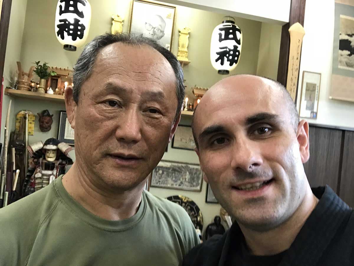 Bujinkan Aryu Dojo - Dai Shihan Nagato Sensei with Saša Kesić