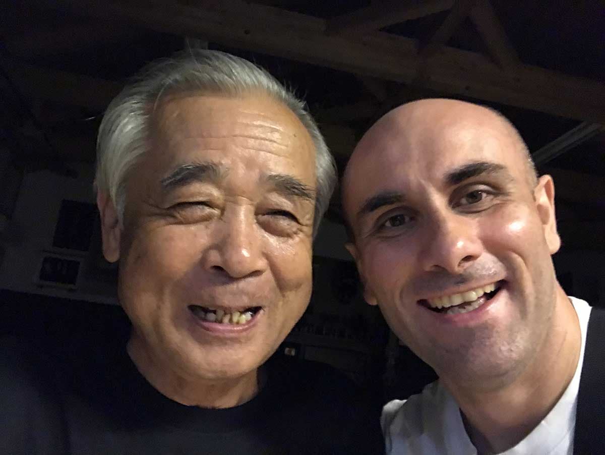 Bujinkan Aryu Dojo - Dai Shihan Noguchi Sensei with Saša Kesić