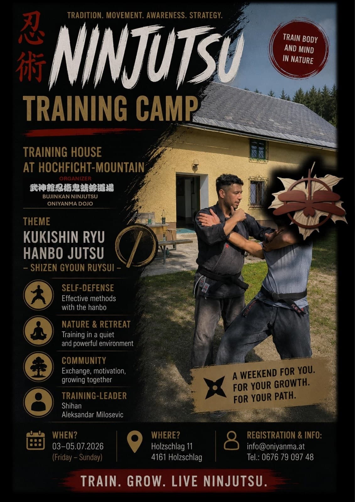 Training camp with Shihan Aleksandar Milosevic — poster
